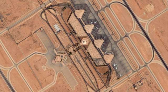 Riyadh King Khalid International Airport (RUH) is the 2nd largest airport in Saudi Arabia.