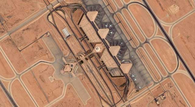Riyadh King Khalid International Airport (RUH) is the 2nd largest airport in Saudi Arabia.