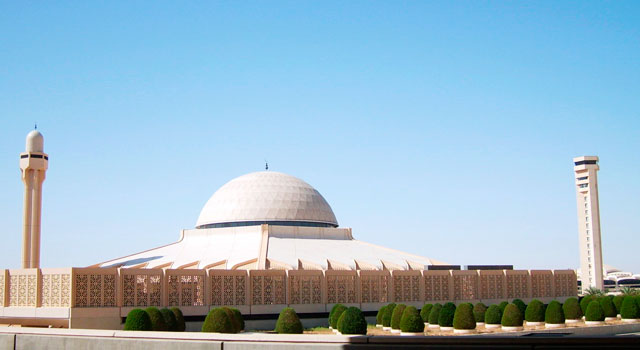 The mosque is the most important structure in RUH Airport.